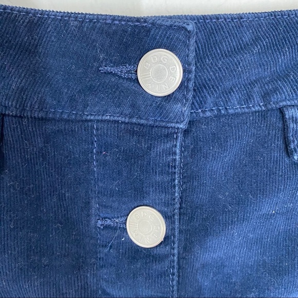 BDG Corduroy Front Button Mini Skirt sz 26 8 Blue - Picture 5 of 5